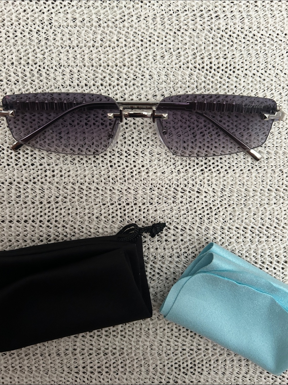 Fashion- Rimless Gradient Lens Sunglasses